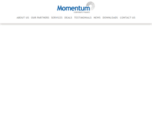 Tablet Screenshot of momentumcf.com